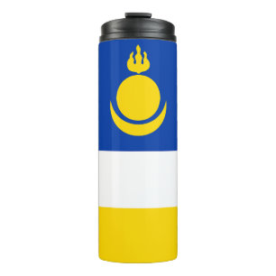 Bouteilles Isothermes Drapeau patriotique de Bouriatie