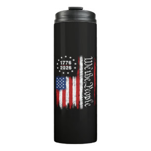 Bouteilles Isothermes Drapeau patriotique Nous Le Peuple 1776 2026