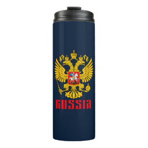 Bouteilles Isothermes Drapeau russe Aigle impérial Russie orthodoxe