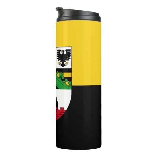 Bouteilles Isothermes Drapeau thermique Saxe-Anhalt (Tourné sur la droite)