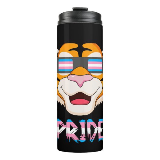 Bouteilles Isothermes Drapeau Tiger Transgenre Lgbt (Devant)
