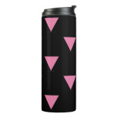 Bouteilles Isothermes Drapeau triangle rose de SlipperyJoe symbol rose v (Tourné sur la gauche)