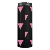 Bouteilles Isothermes Drapeau triangle rose de SlipperyJoe symbol rose v (Dos)