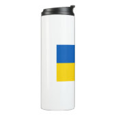 Bouteilles Isothermes Drapeau Ukraine (Tourné sur la gauche)