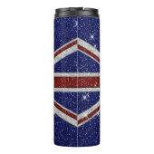 Bouteilles Isothermes Drapeau Union Jack brillant parties scintillant (Dos)