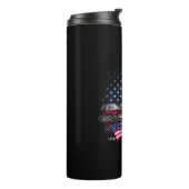 Bouteilles Isothermes Drapeau USA (Tourné sur la gauche)