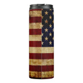 Bouteilles Isothermes Drapeau USA / Grunged (Dos)