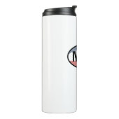 Bouteilles Isothermes Drapeau Utah Mountain Vélo Oval (Tourné sur la gauche)