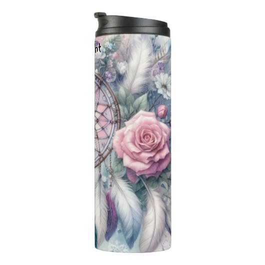 Bouteilles Isothermes Dreamcatcher Ethereal avec Roses Rose (Tourné sur la droite)