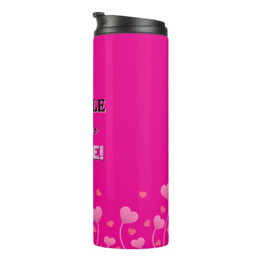 Bouteilles Isothermes Drink up! Fun loving pretty  (Tourné sur la droite)