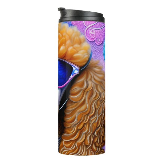 Bouteilles Isothermes Drôle caniche (Tourné sur la droite)