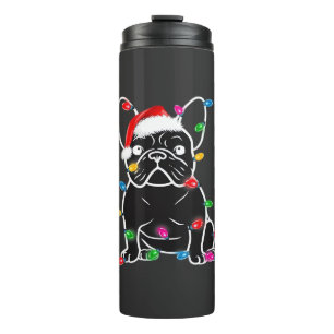 Bouteilles Isothermes Drôle de chien Bouledogue français Arbre de Noël L