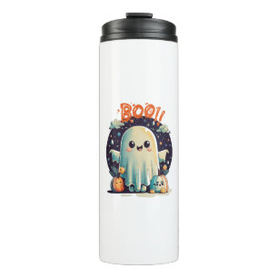 Bouteilles Isothermes Drôle de fantôme Halloween Boo dans la galaxie