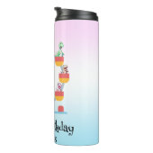 Bouteilles Isothermes Drôle dinosaure Ferris roue fête d'anniversaire do (Tourné sur la droite)