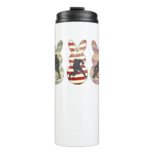 Bouteilles Isothermes Drôle Hockey sur glace Sports Lapin de Pâques lapi