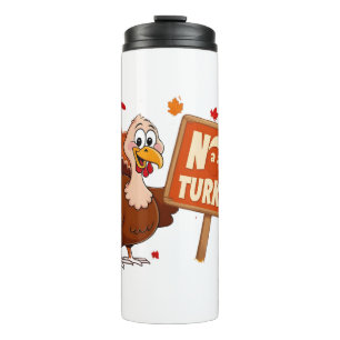 Bouteilles Isothermes Drôle Humour Mignonne Thanksgiving Turkey Mug