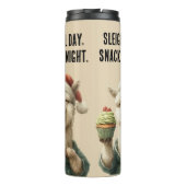 Bouteilles Isothermes Drôle Noël Llama - Sleigh & Snack (Dos)