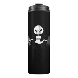 Bouteilles Isothermes Drôle Panda Entraînement Kitten Gym Deadlift Puiss