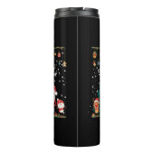 Bouteilles Isothermes Drôle Père Noël, Snowman, Reindeer Joyeux Noël (Dos)