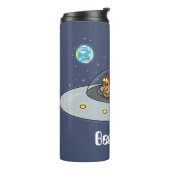Bouteilles Isothermes Drôle poule dans l'espace dessin animé (Tourné sur la gauche)