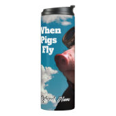 Bouteilles Isothermes Drôle quand les cochons volent (Tourné sur la gauche)