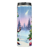 Bouteilles Isothermes Drôle renne Essayer de Noël (Dos)