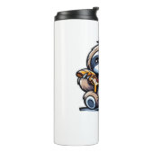 Bouteilles Isothermes Drôle Sloth mangeant Pizza, Amoureux des animaux K (Tourné sur la gauche)