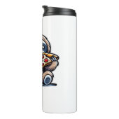 Bouteilles Isothermes Drôle Sloth mangeant Pizza, Amoureux des animaux K (Tourné sur la droite)