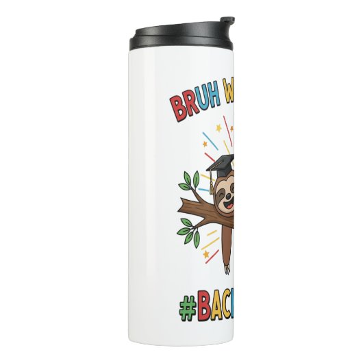 Bouteilles Isothermes Drôle Sloth Retour à l'école (Tourné sur la gauche)