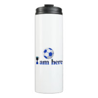 Drôle tasse de football - Je suis ici