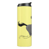 Bouteilles Isothermes Drôle wildebeest tourner dessin animé illustration (Tourné sur la gauche)