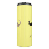 Bouteilles Isothermes Drôle wildebeest tourner dessin animé illustration (Dos)