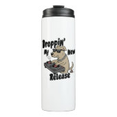 Bouteilles Isothermes Droppin' My New Release Chien Hip-Hop (Devant)