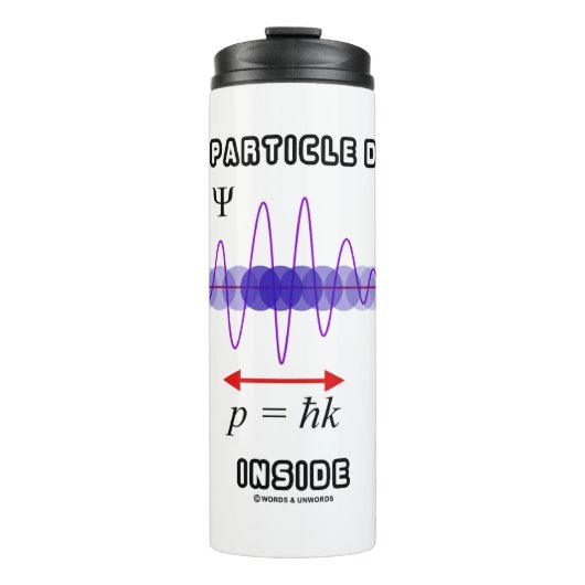 Bouteilles Isothermes Dualité des particules dans l'incertitude Principe (Devant)