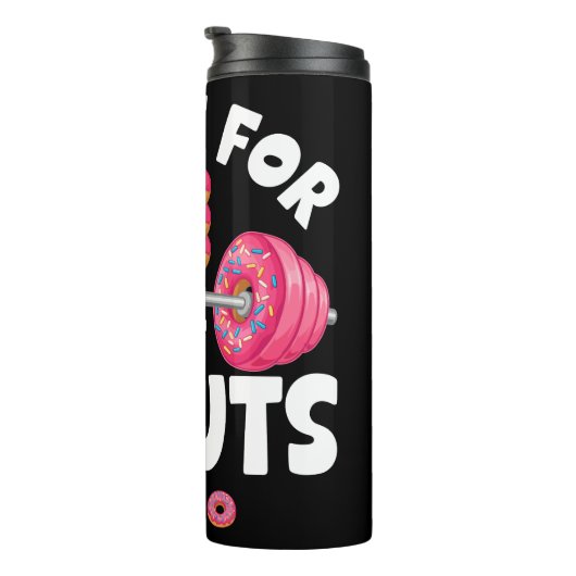 Bouteilles Isothermes Dumbbell Je Le Fais Pour Les Donuts (Tourné sur la droite)