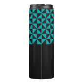 Bouteilles Isothermes Duo noir et turquoise - Logo d'affaires Tumbler th (Dos)