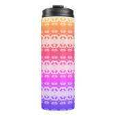 Bouteilles Isothermes Earth Grid Rainbow Summer  (Devant)