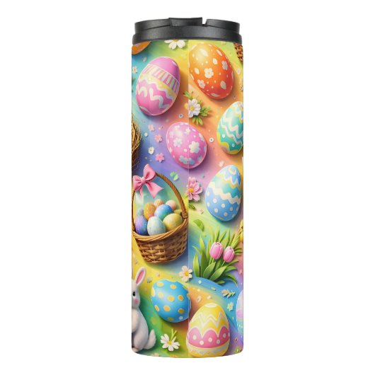 Bouteilles Isothermes Easter bunny and colourful egg pattern (Dos)