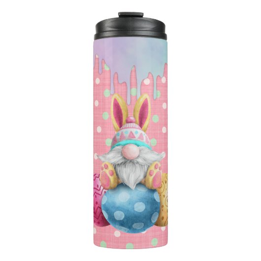 Bouteilles Isothermes Easter Gnome Polkadot Eggs Icing Drips (Devant)