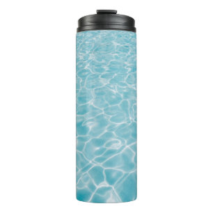 Bouteilles Isothermes Eau bleu cristal ondulante