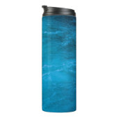 Bouteilles Isothermes Eau bleue claire (Tourné sur la droite)