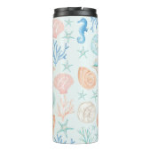 Bouteilles Isothermes Eau de mer océanique Coquillages et monogramme de  (Dos)