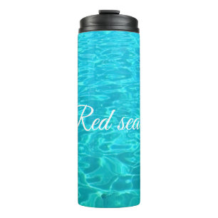 Bouteilles Isothermes Eau de surface azur de la mer Rouge en Egypte