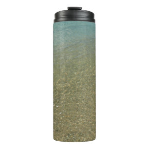 Bouteilles Isothermes Eau sur la plage I Photographie de nature abstrait