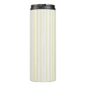 Bouteilles Isothermes Écharpe jaune doux Chien blanc (Dos)