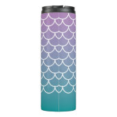 Bouteilles Isothermes Échelle de pêche de sirène Lilac Turquoise Gradien (Dos)