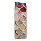 Bouteilles Isothermes Échelles de sirènes d'iridescente rose (Tourné sur la droite)