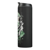 Bouteilles Isothermes Éclat de chat de l'astronaute vert (Tourné sur la droite)