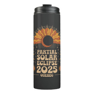 Bouteilles Isothermes Éclipse solaire partielle 2025 Québec Canada