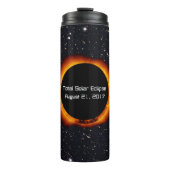 Bouteilles Isothermes Éclipse solaire totale 2017 (Devant)